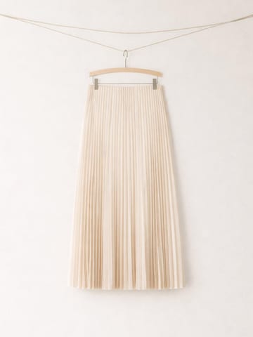 Touche Prive Skirt 'Pleated Skirt' in Beige