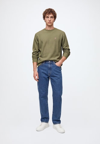 INDICODE JEANS Sweatshirt 'Zarside' in Green: front
