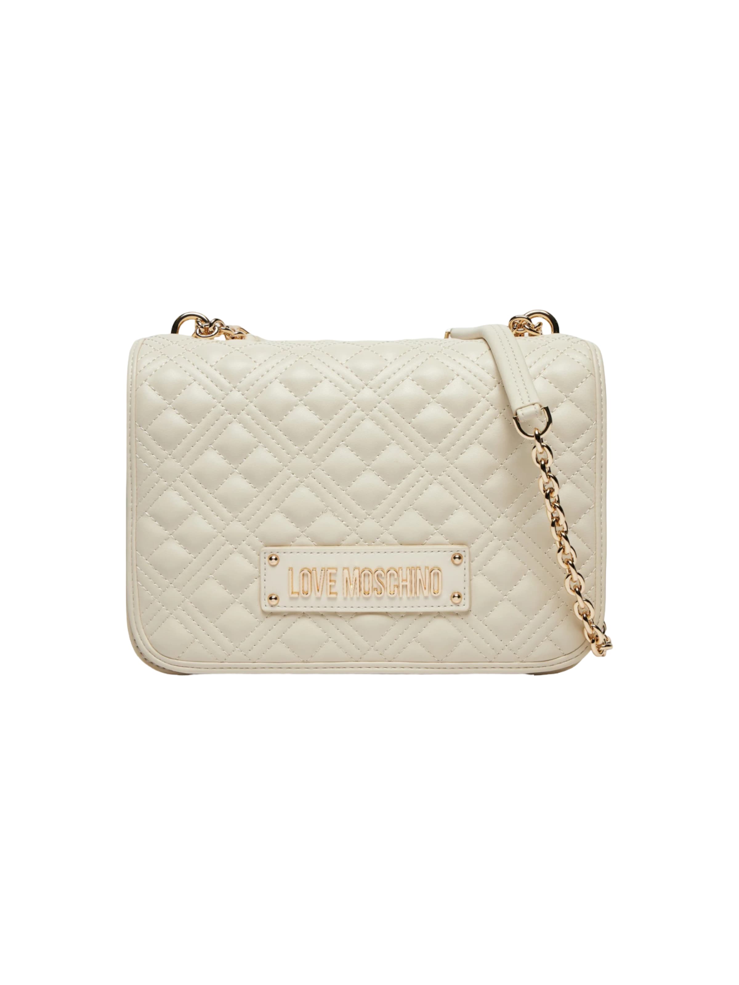 Borsa a spalla 'QUILTED PU JC4000PP1' di Love Moschino in beige: frontale