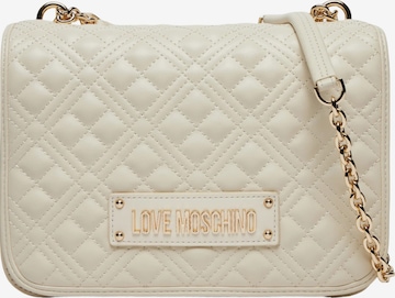 Borsa a spalla 'QUILTED PU JC4000PP1' di Love Moschino in beige: frontale