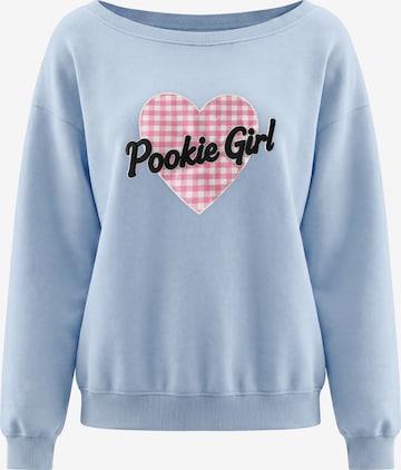Sweat-shirt MYMO en bleu : devant