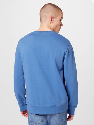 LEVI'S ® Regular Fit Sweatshirt 'Original Housemark' in Blau
