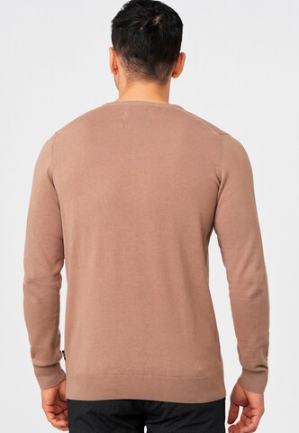 INDICODE JEANS Sweater 'Benjamin' in Beige