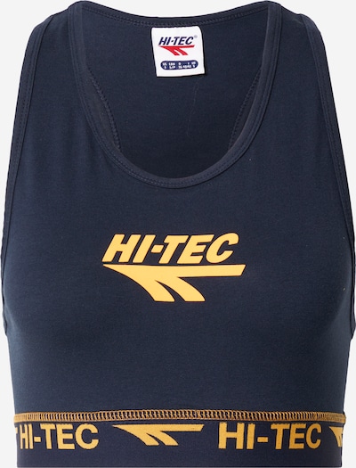 Sutien sport 'DENT' HI-TEC pe bleumarin / galben, Vizualizare produs