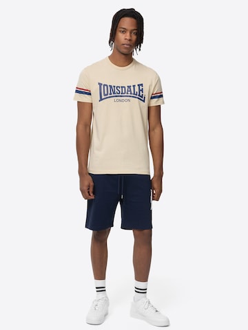 LONSDALE Shirt ' CREICH ' in Beige