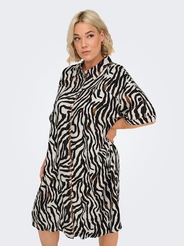 ONLY Carmakoma Shirt dress 'CARBerte' in Beige: front