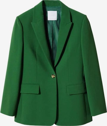 MANGO Blazer 'maca' in Green: front