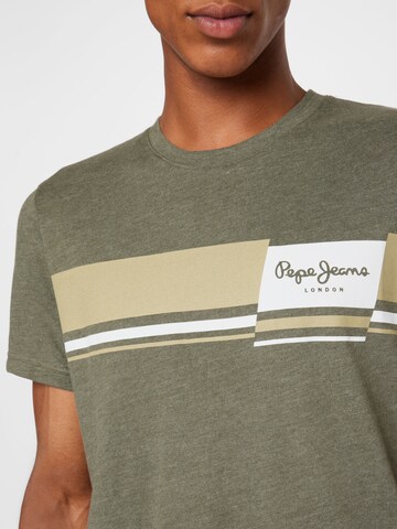 Pepe Jeans T-Shirt 'KADE' in Grün