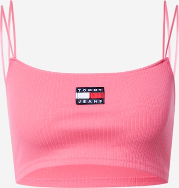 Tommy Jeans Top in Pink: front