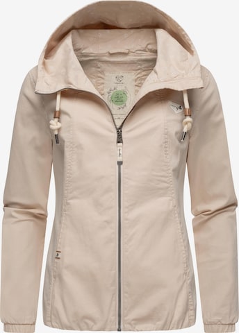 Ragwear Between-Season Jacket 'Wylma' in Beige: front