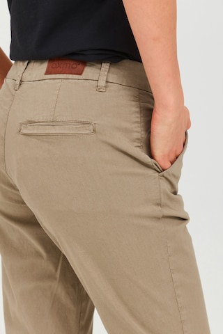 Oxmo Loose fit Chino Pants 'CHILLI' in Beige