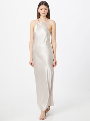 Calvin Klein Evening Dress in Beige: front