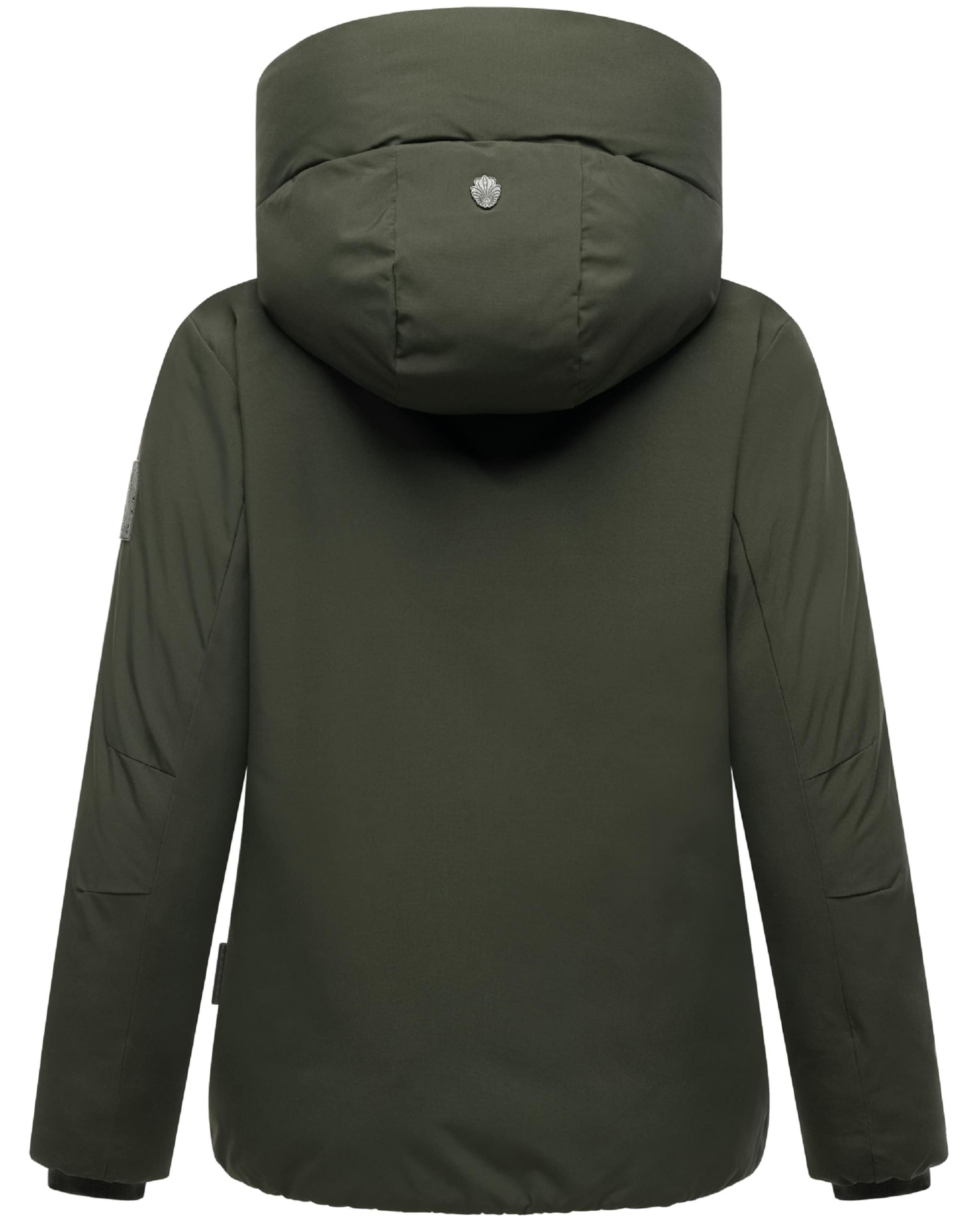 NAVAHOO Vinterjakke 'Blütenlicht 14' i grøn