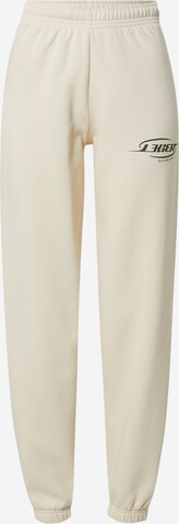 LeGer by Lena Gercke - Tapered Calças 'Loreen' em bege: frente