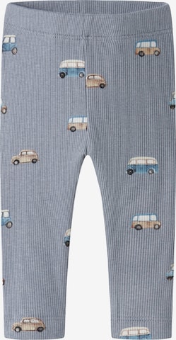 Skinny Leggings 'NBMOTTOMAN JOHN' de la NAME IT pe albastru: față