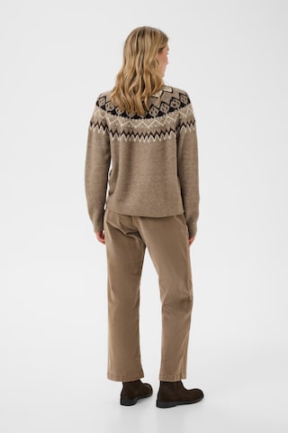 Pull-over 'CRCherrie' Cream en marron