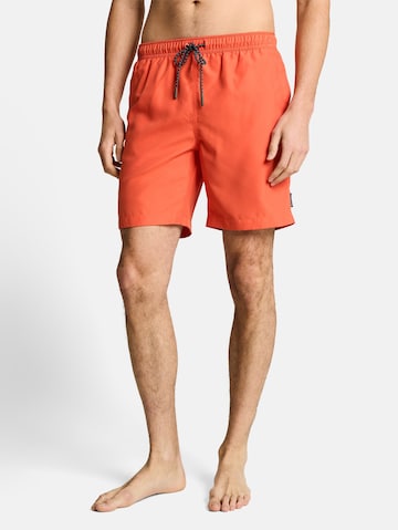 TOM TAILOR Zwemshorts in Oranje: voorkant