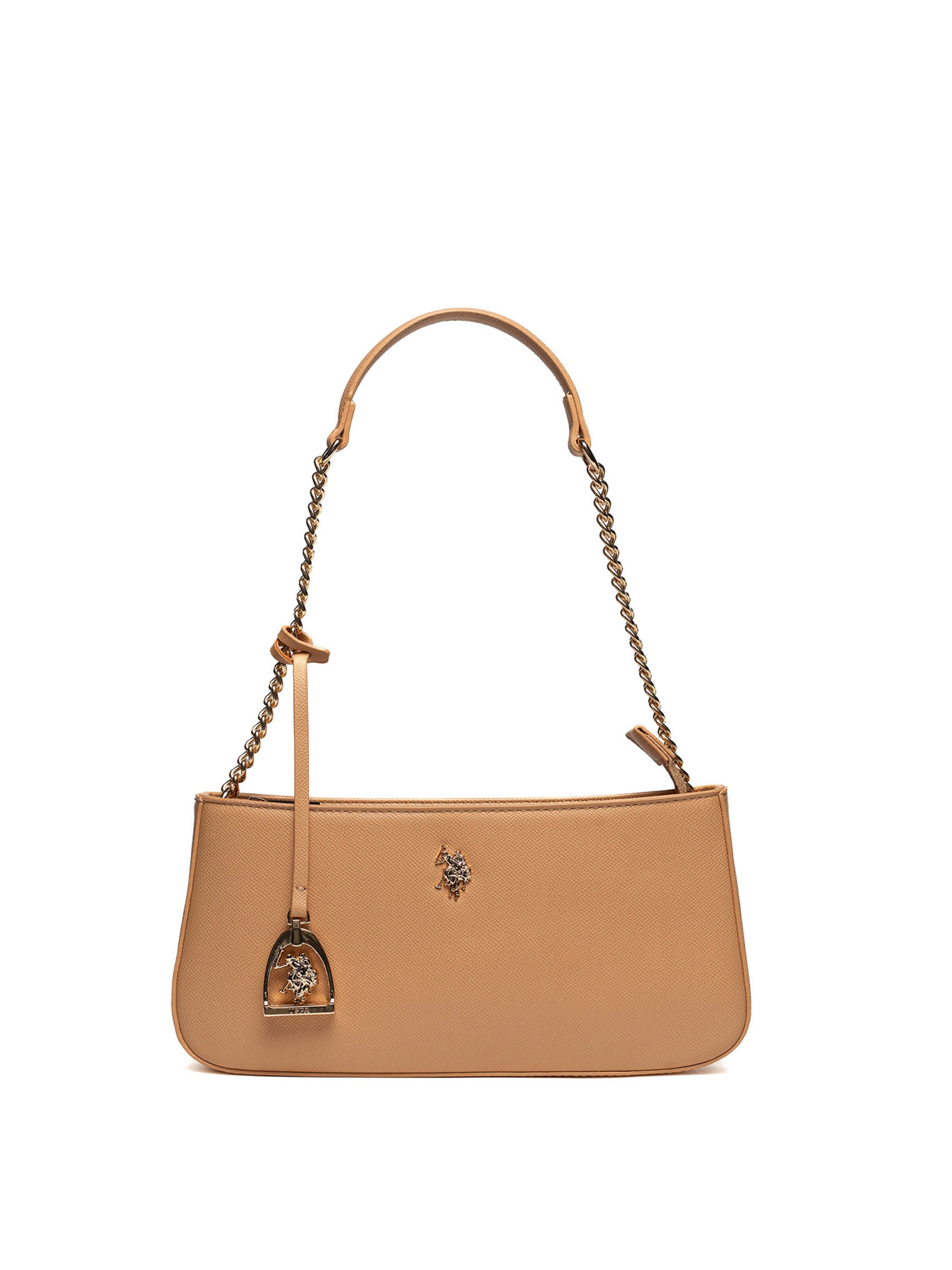 Borsa a mano di U.S. POLO ASSN. in marrone: frontale