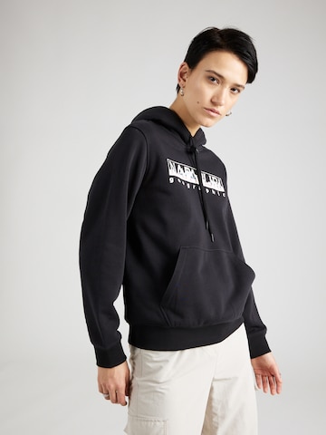 NAPAPIJRI Sweatshirt 'ROPE' in Schwarz: predná strana