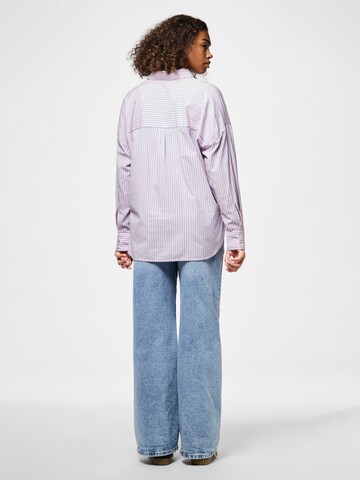 PIECES Bluse 'PIPPA' i pink
