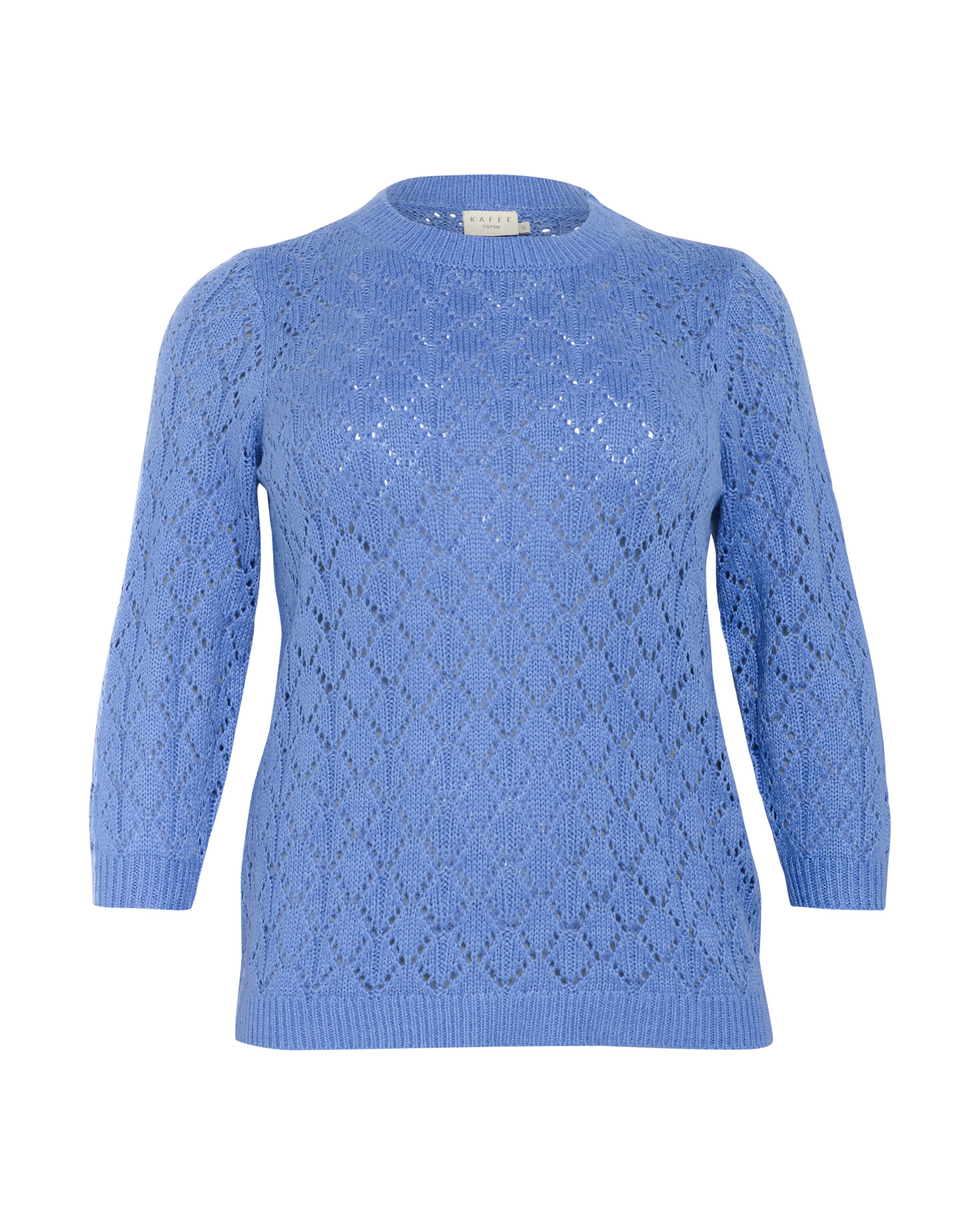 KAFFE CURVE - Pullover 'KCMika' em azul: frente
