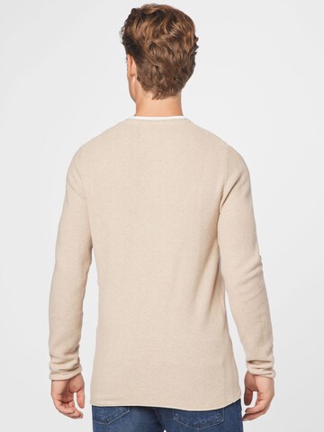 TOM TAILOR DENIM Sweater in Beige