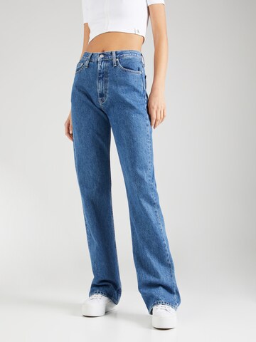Calvin Klein Jeans Широка кройка Дънки 'Authentic' в синьо: отпред