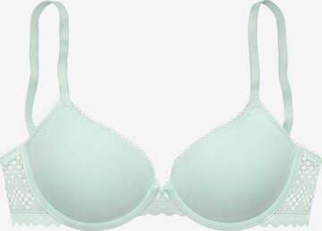 LASCANA T-shirt Bra in Green: front