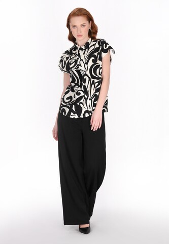 DreiMaster Klassik Blouse 'Classic Look' in Zwart