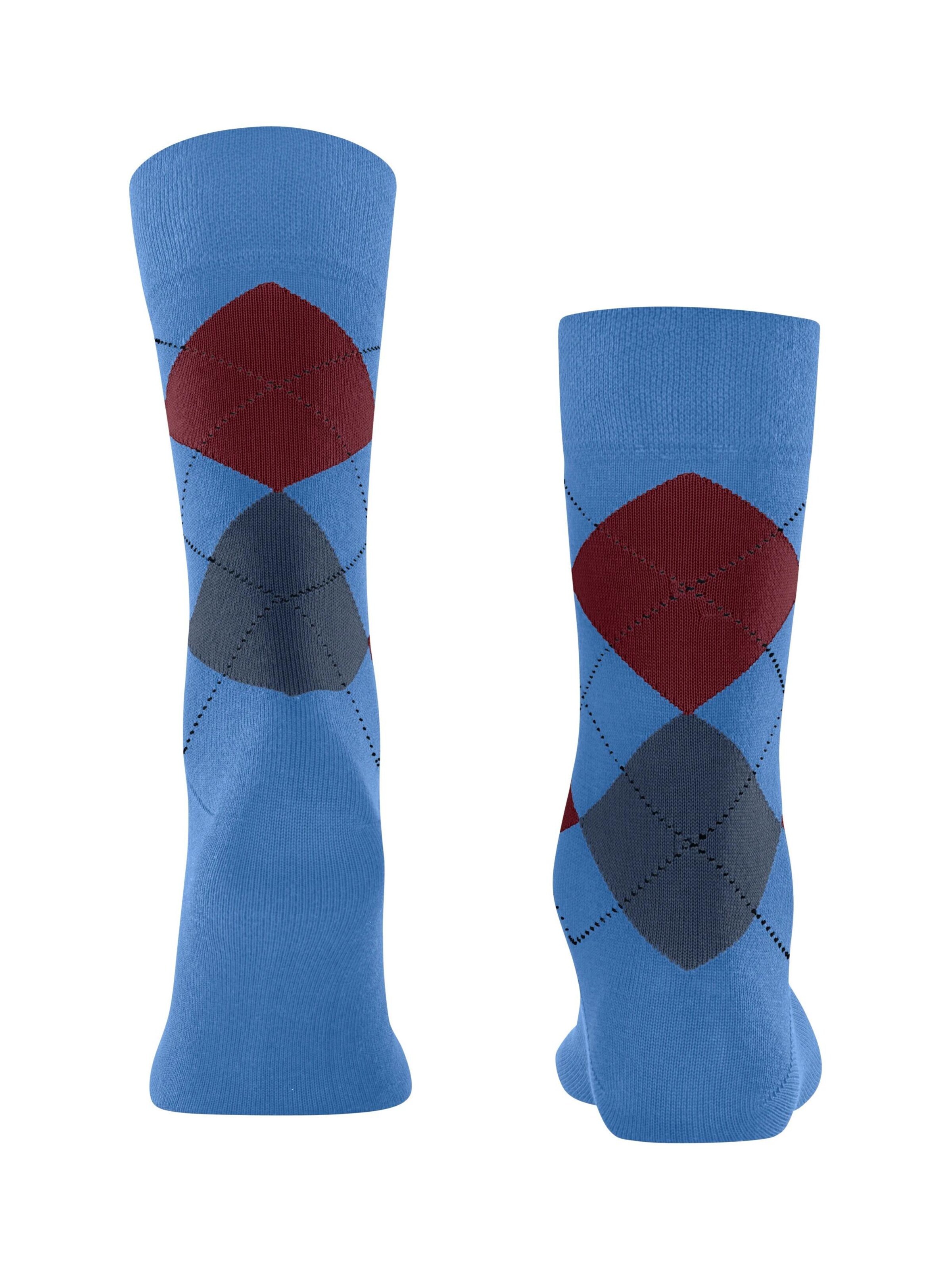 FALKE Socks 'Sensitive Argyle' in Blue