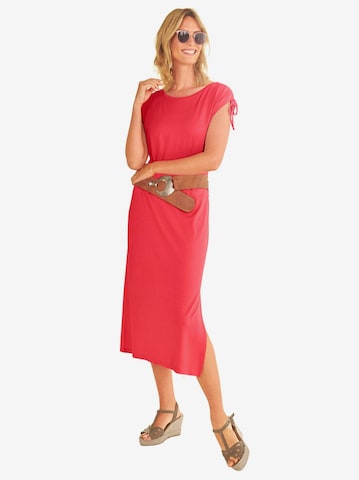 Linea Tesini by heine - Vestido em vermelho: frente