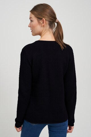 Oxmo Knit Cardigan 'Helga' in Black