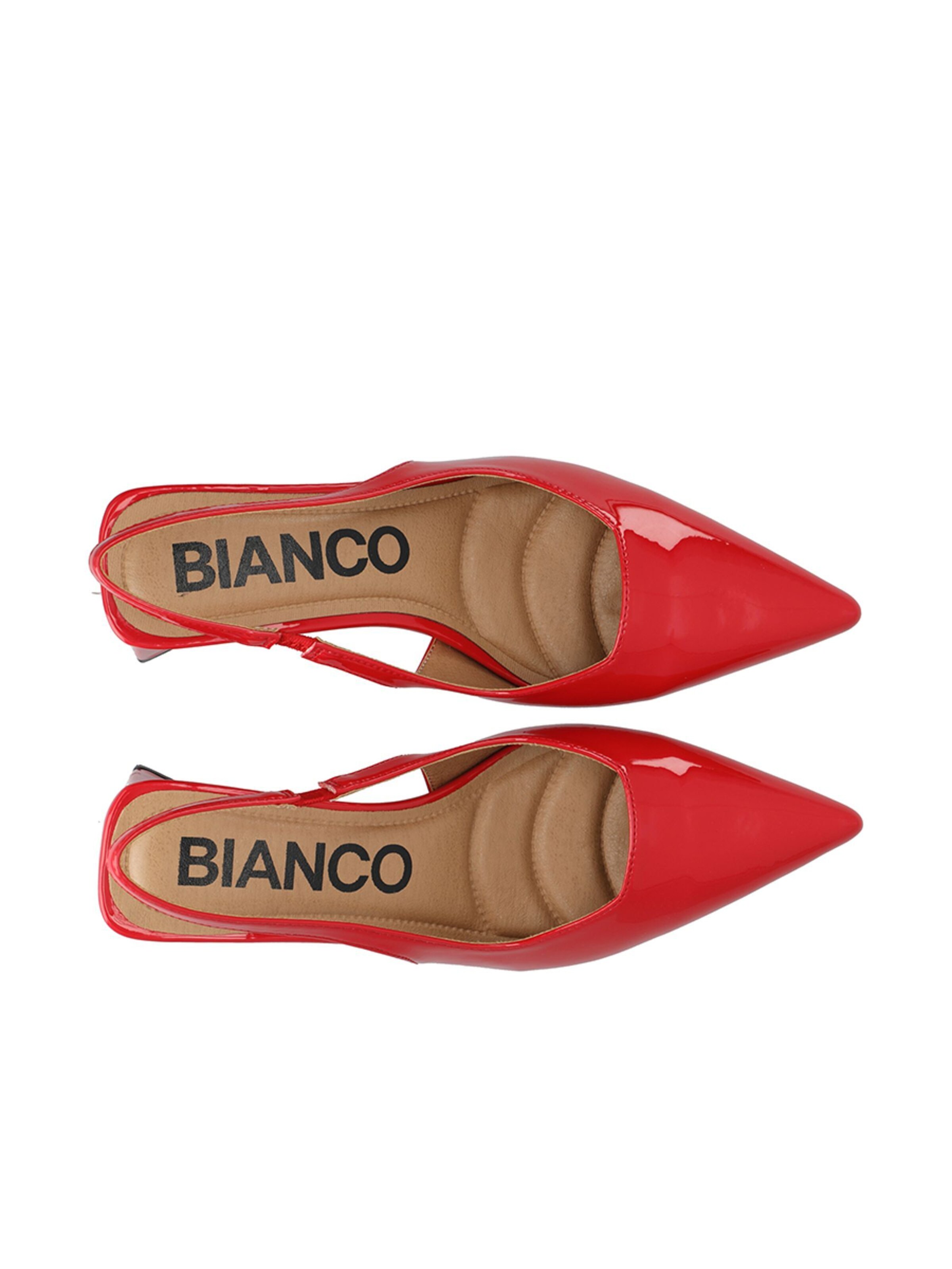 BiancoCipele s potpeticom i otvorenom petom 'Maralyn' - crvena boja