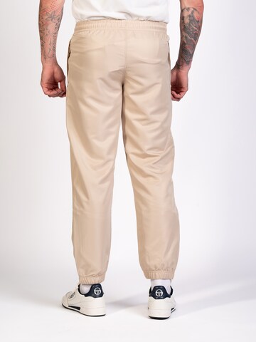 Sergio Tacchini Tapered Sporthose 'Carson 021' in Beige