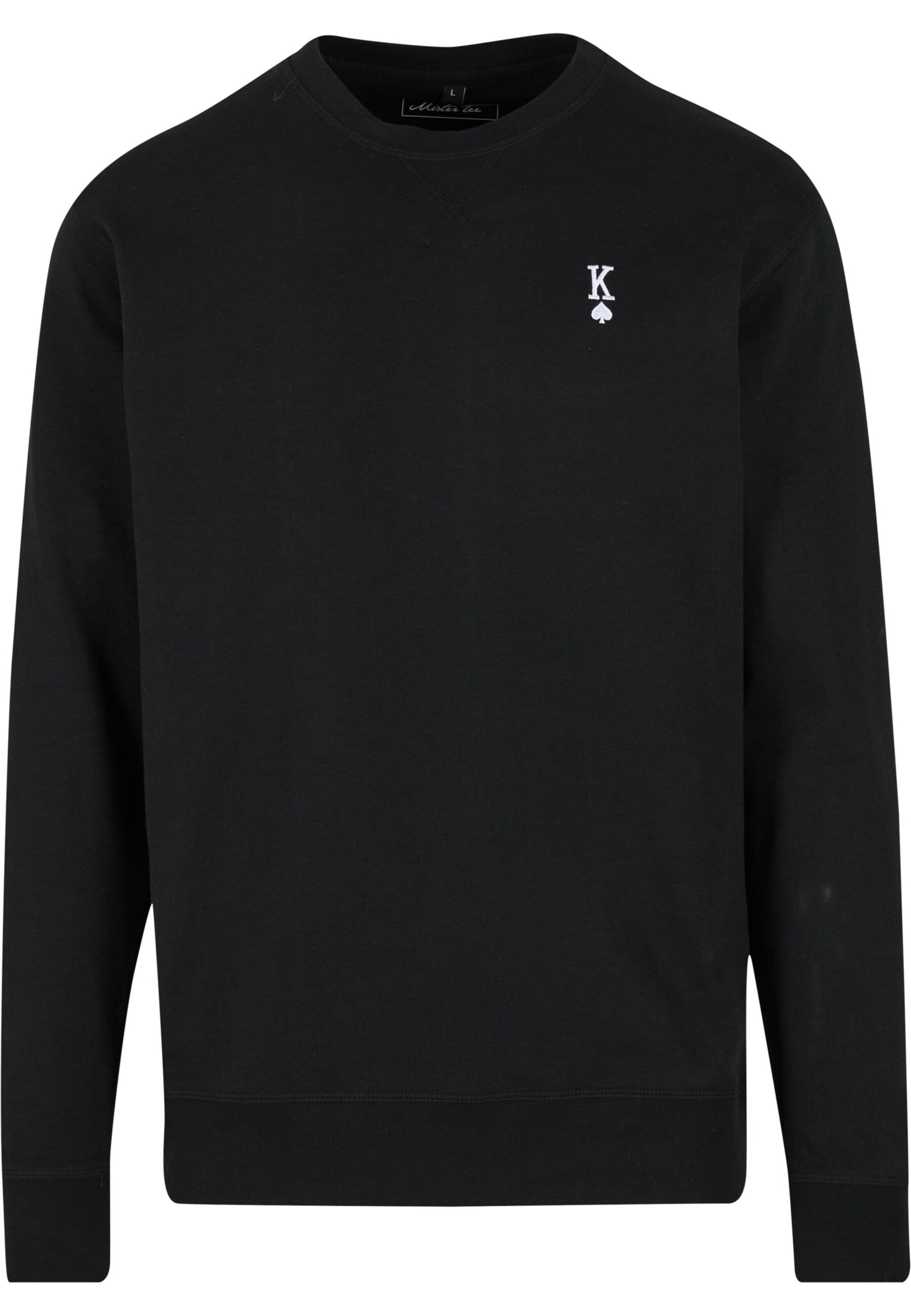 Mister Tee Sweatshirt 'King' in Schwarz: Vorderseite