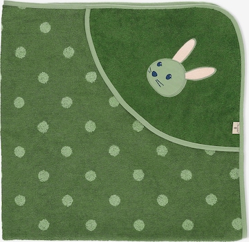 STERNTALER Ręcznik kąpielowy 'Kinni' w kolorze zielony: przód