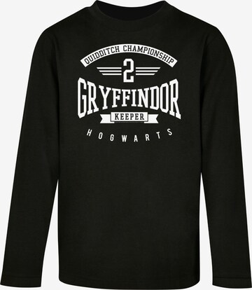 ABSOLUTE CULT Shirt 'Harry Potter - Gryffindor Keeper' in Black: front