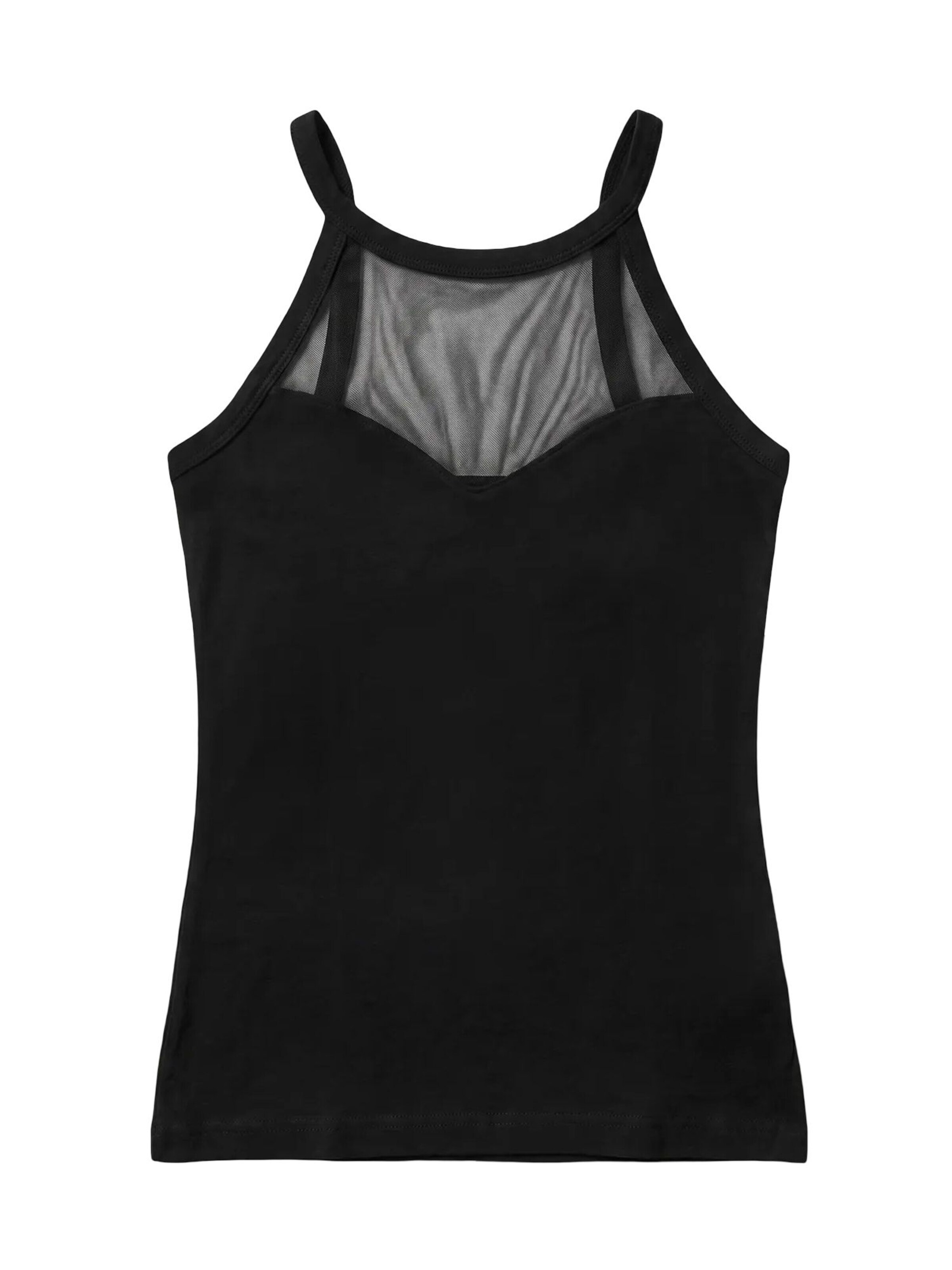 ÖTSTop 'Tanktops & Camis' - crna boja: prednji dio