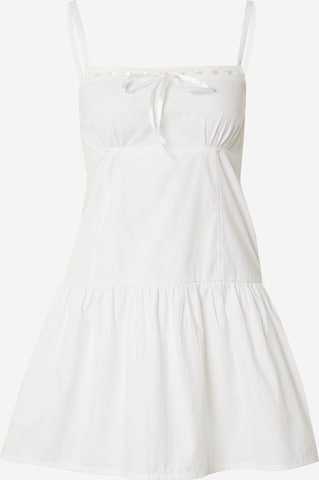 Motel Sukienka w kolorze biały: przód