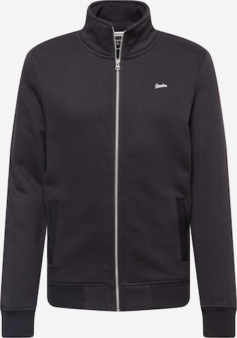 Superdry Zip-Up Hoodie in Grey: front