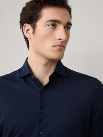 Coupe slim Chemise Hackett London en bleu