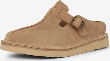 Chaussure basse 'Solsbury' CLARKS en beige : devant