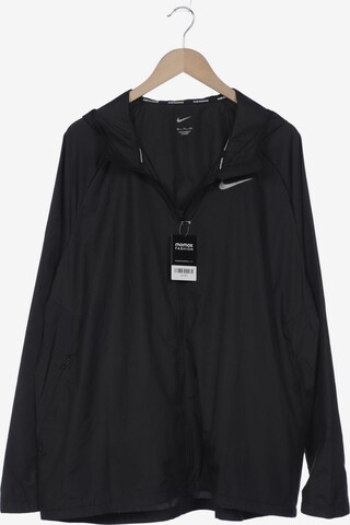 NIKE Jacket & Coat in XXL in Black: front