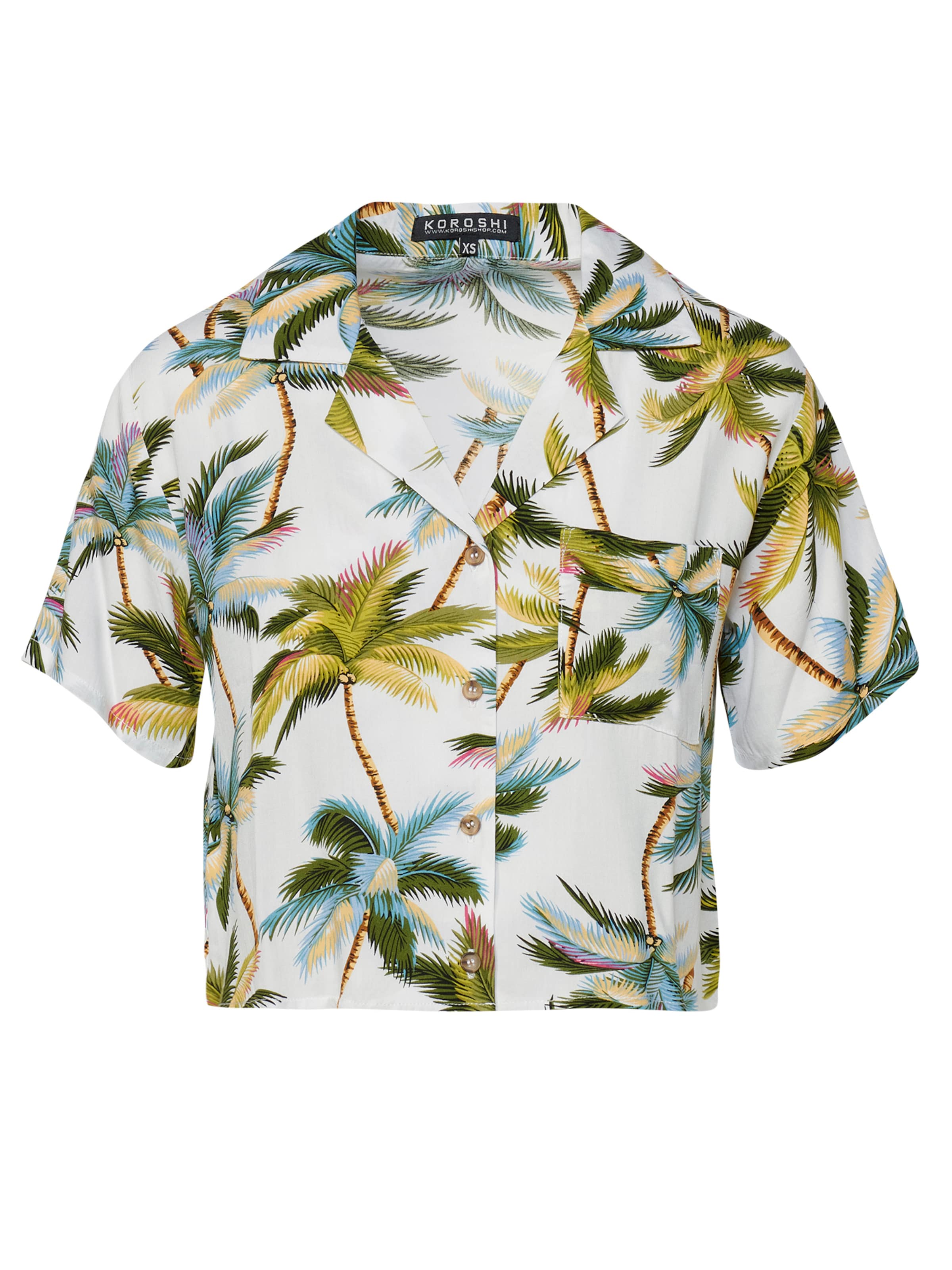 KOROSHI Bluse in Weiß: Vorderseite