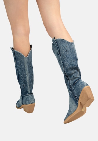 Salinyang Cowboylaarzen in Blauw