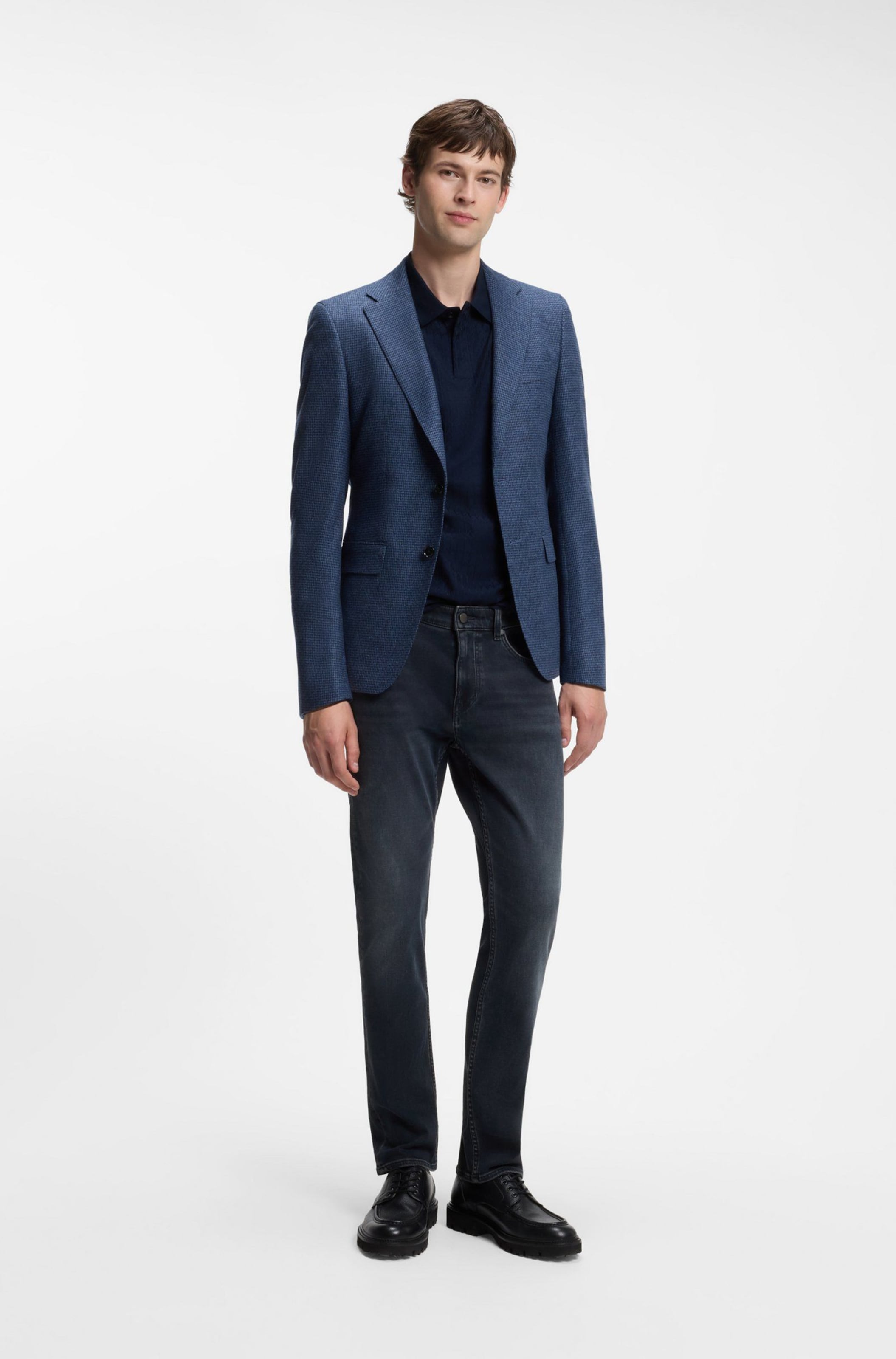BOSS Slimfit Jeans in Schwarz