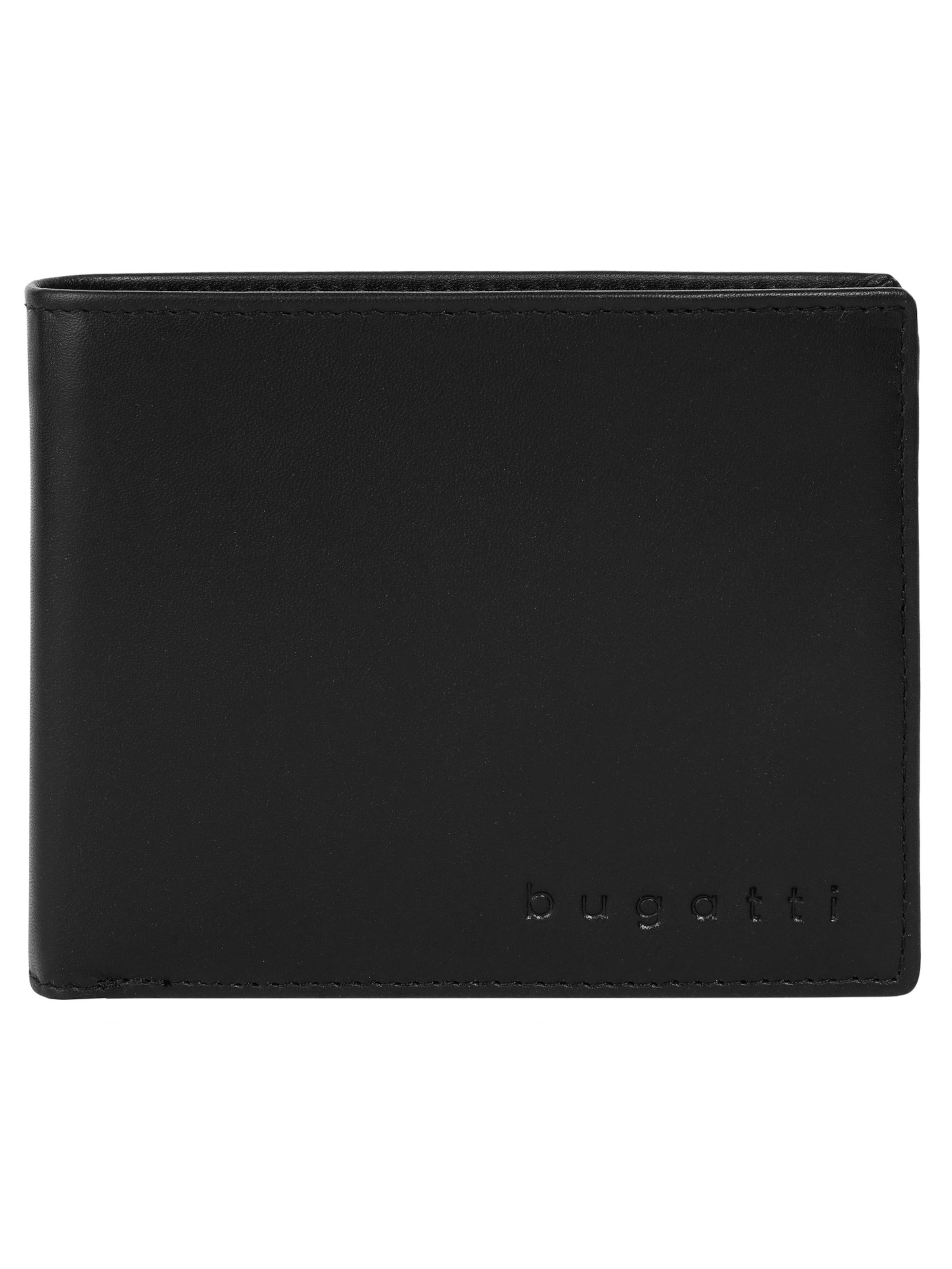 bugatti Wallet 'SUPER SLIM RFID' in Black: front