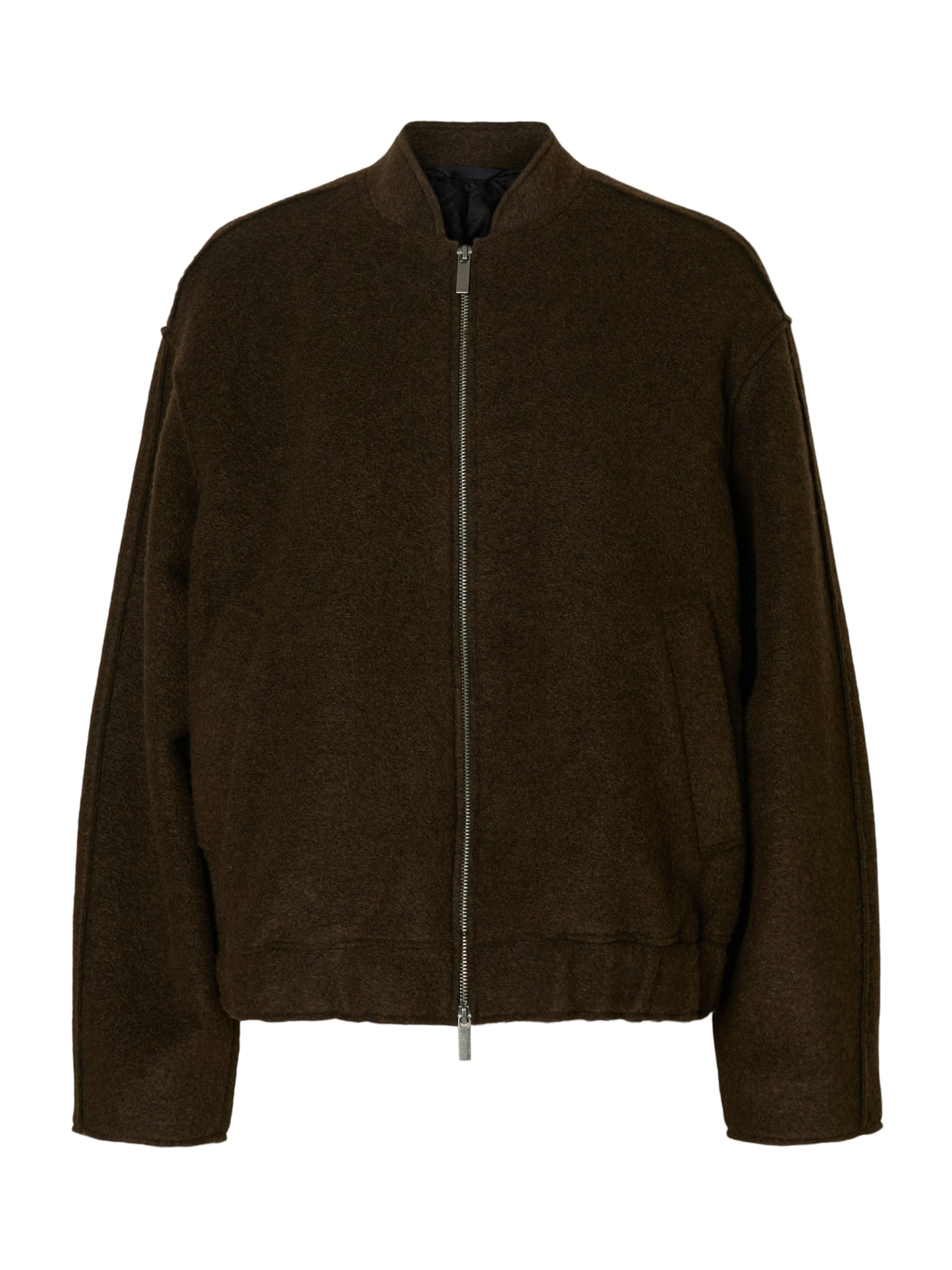 SELECTED Jacke 'SLFREIGN' in Braun: Vorderseite