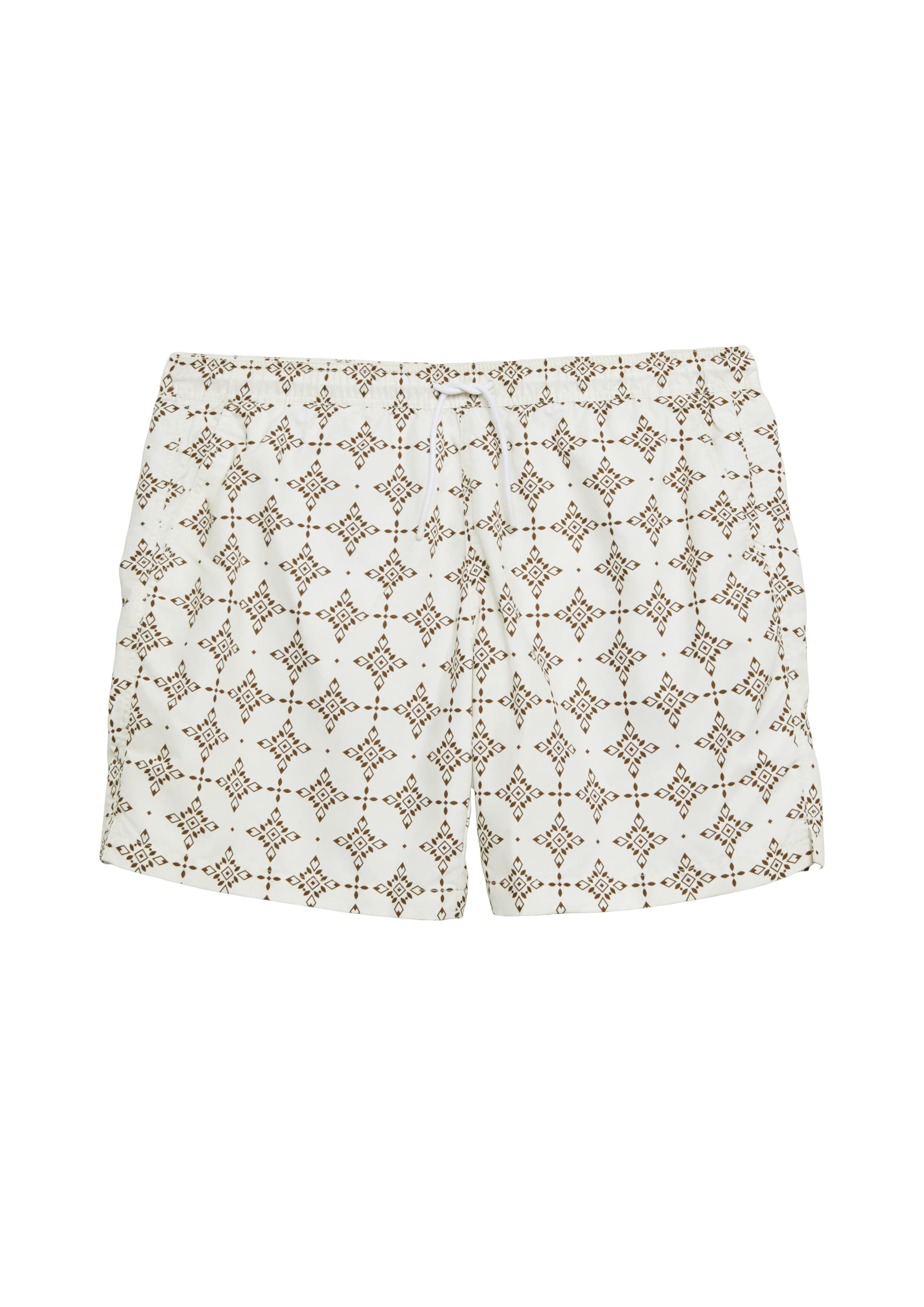 s.Oliver Men Big Sizes Badeshorts in Weiß: Vorderseite