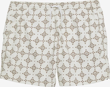 s.Oliver Men Big Sizes Badeshorts in Weiß: Vorderseite